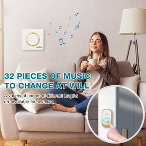 OEM thiết kế hiện đại thông minh không dây nhà chuông cửa tầm xa không dây chuông cửa dài đường truyền DC chuông cửa - Product Image 4