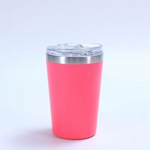 Tasse thermique en acier inoxydable double paroi 304, portable pour l'extérieur, mini-tasse avec couvercle transparent, 6-12 heures, 260 ml, 360 ml, 12 oz - Product Image 3