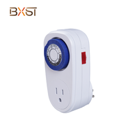 BXST US Mini minuterie mécanique 24 heures programmable Plug in Light Timer