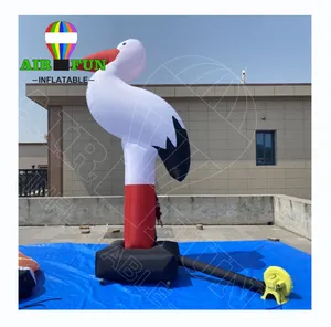 AIRFUN白色充气鹦鹉/充气鸟模型/广告用巨型充气动物