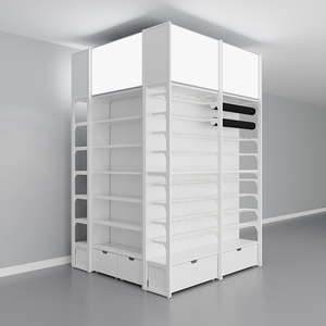 Hiện Đại Tùy Chỉnh Kim Loại Bằng Gỗ Mỹ Phẩm Kệ Cho Bán Lẻ Hiển Thị Nước Hoa Cửa Hàng Trang Điểm Cửa Hàng Siêu Thị Giá Đồ Đạc Trang Trí - Product Image 3