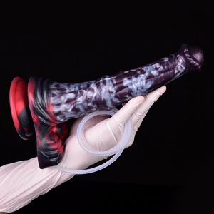 NNSX silicona suave realista pene caballo Squirting Dildo para mujeres punto G estimulación mujeres gran pene ventosa juguetes sexuales - Product Image 5