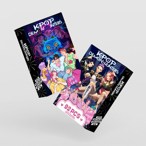 92 cartes Saja Boys KPop Demon Hunters Anime, cartes photo holographiques double face, cartes de collection, cartes d'art, cartes premium, cadeau pour collectionneurs - Product Image 3