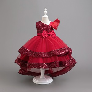 Lỏng mùa hè bên váy trẻ mới biết đi trẻ em với long lanh lớp ballet công chúa và phồng tay áo cho hoa cô gái lễ kỷ niệm - Product Image 6