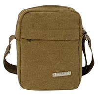 Nuevo Producto Más Vendido en Alibaba China, Estados Unidos, América y Europa 2024, Bolso Bandolera Pequeño y Simple de Lona para Hombre