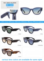 Lunettes de soleil de luxe faites à la main en acétate, monture papillon, haute qualité, pour femmes et hommes