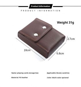Boîte à poker personnalisée haut de gamme avec couvercle à charnière pour cartes en papier, idéale pour les jeux de cartes et les jeux de cartes Werewolf - Product Image 2