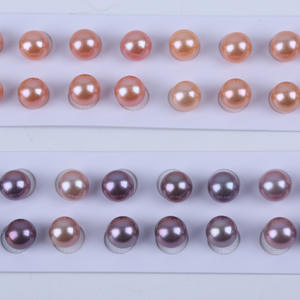 ผู้ผลิตขายส่งไข่มุกน้ำจืดรูปทรงกระดุมขนาด 12-13 มม. แสงสว่างดี กระจายแสง คุณภาพ 5A สำหรับทำสร้อยคอ DIY - Product Image 4