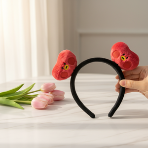 Diademas de Peluche Personalizadas para Mujer, Diademas de Pelo Suaves de Piel Sintética con Logotipo Bordado, Regalos para Fiestas, Promoción de Marca - Product Image 5