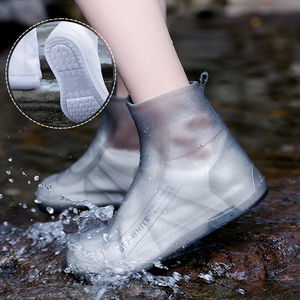 Chaussures d'eau en gros, couvre-chaussures imperméables antidérapants, protections de bottes de pluie, surchaussures pliables réutilisables unisexe pour l'extérieur et les jours de pluie - Product Image 3
