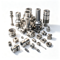 Komponen Logam Baja Tahan Karat Presisi 5 Axis CNC Custom, Pemesinan CNC OEM, Pemesinan Aluminium, Komponen Kecil