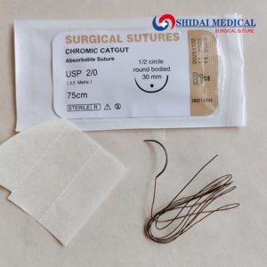 Suturas Quirúrgicas Médicas al por Mayor: Hilo de <span class=keywords><strong>Catgut</strong></span> Crómico Absorbible Estéril Desechable Liso - Proveedor - Product Image 6