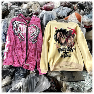 Nouveauté, vente en gros, sweats à capuche en coton personnalisés, vêtements en stock, Ropa De Hombre, livraison aléatoire, sweat à capuche en coton lourd d'automne - Product Image 4