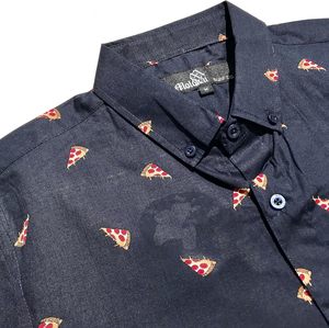 Camisas de manga corta con estampado Hawaiano Slim Fit Button Down Casual Summer Knitted Poplin Estilo casual - Product Image 2