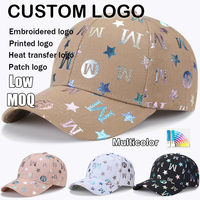Gorras de Béisbol Deportivas al por Mayor, Lisas, de 6 Paneles, Estructuradas, de Algodón, con Bordado Personalizado, Parche con Logotipo Impreso, para Hombres y Mujeres
