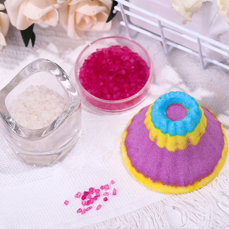 Abeis Высококачественная ручная работа вулканическая соль без добавок мягкая формула горная форма Бомбочки для ванны