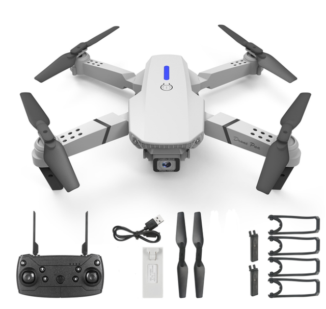 Factory E88 Pro RC Drone With Wide Angle HD 4K Dual Camera Height Hold Wifi Foldable RC Quadcopter Dron Toys Gift