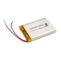 Batteries LiCoO2 en pochette à semi-conducteurs 3,7 V 850 mAh 483450 personnalisées pour l'industrie, conçues par l'usine de conception électronique industrielle, avec 500 cycles améliorés