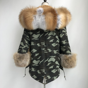 <span class=keywords><strong>Parka</strong></span> <span class=keywords><strong>imperméable</strong></span> pour femmes, sweat à <span class=keywords><strong>capuche</strong></span> chaud et personnalisé, Style coréen, Long épais, <span class=keywords><strong>avec</strong></span> col en fourrure, vente en gros, tendance - Product Image 2