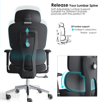 Chaises de bureau modernes de luxe, accoudoirs ergonomiques 3D, chaise de patron ergonomique, chaises de bureau de direction