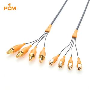 Câble d'antenne externe MIMO <span class=keywords><strong>4x4</strong></span> RP-SMA Mâle vers RP-SMA Femelle RG-113 Micro Câble Coaxial pour Routeur Wifi 5G 4G LTE et Passerelle - Product Image 1