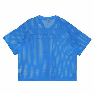 High Quality College Boxy Mens American Football Wear Oversized <b>Mesh</b> Jersey Importer - Product Image 4