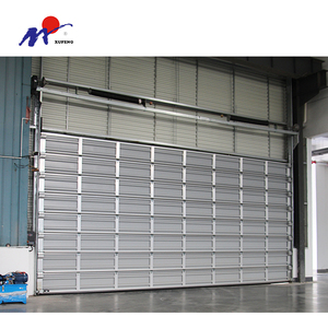 <span class=keywords><strong>Porta</strong></span> industriale a foglio singolo in alluminio sopraelevato in alluminio con piccola <span class=keywords><strong>finestra</strong></span> - Product Image 3