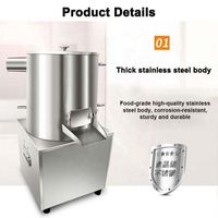 Petite machine d'épluchage de peau d'éplucheur d'ail sec électrique d'acier inoxydable commercial