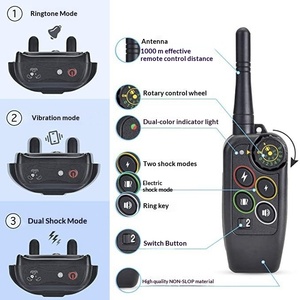 <span class=keywords><strong>Collar</strong></span> de Adiestramiento para Perros con <span class=keywords><strong>Control</strong></span> Remoto Inteligente de 1KM, 3 Modos, Impermeable y Antiladridos, en Oferta - Product Image 3