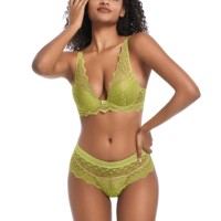 Ensemble de lingerie sexy pour femmes, ensemble de soutien-gorge et culotte en dentelle, sous-vêtements pour femmes