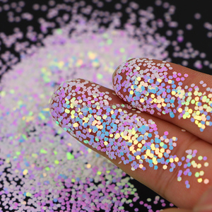 Poudre de <span class=keywords><strong>paillettes</strong></span> holographiques PET YMJ, <span class=keywords><strong>paillettes</strong></span> de polyester à changement de couleur nacré pour ongles, gobelets et créations en résine - Product Image 3