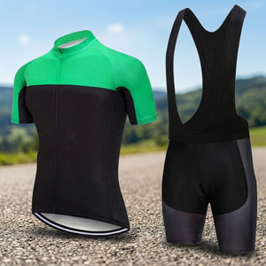 Ensemble de maillot de cyclisme chinois à manches courtes, vêtements de vélo VTT, triathlon, personnalisable, respirant, en spandex/coton, pour hommes, 2025 - Product Image 3