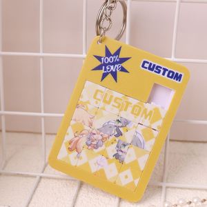 Porte-clés puzzle Klotski avec logo personnalisé, jeu Klotski, jeu de société Huarongroad, jeu de mathématiques, mini porte-clés, jouet éducatif pour enfants - Product Image 4