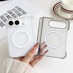 เคสโทรศัพท์แบบแข็งใสกันกระแทกพับได้ พร้อมระบบชาร์จไร้สายแบบแม่เหล็ก สำหรับ iPhone Ultra - Product Image 1