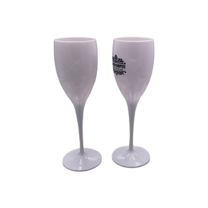 Flûte à <span class=keywords><strong>champagne</strong></span> en plastique Logo <span class=keywords><strong>noir</strong></span> Verres à vin Logo personnalisé Verres à vin rouge Set Gobelet Verre à vin Flûtes à <span class=keywords><strong>champagne</strong></span> rose - Product Image 5