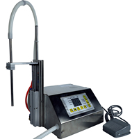 Machine de remplissage semi-automatique à 1 tête avec pédale et buse élévatrice pour eau, lait, jus de soja, engrais chimiques