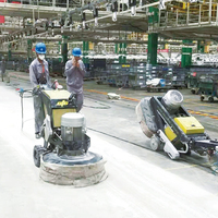 Meuleuse à disque planétaire intelligente professionnelle chinoise de 856 mm avec télécommande, meuleuse à béton à 4 têtes, machine à poncer les sols