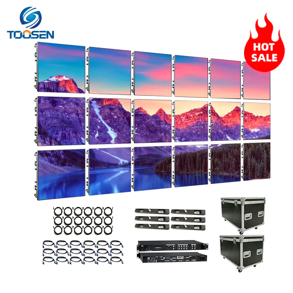 Factory Wholesale Price P1.9P2.6 P2.9 P3.9 Outdoor Rental Mobile Led Full Video Panel Display Video Stage LED Screen for Concert