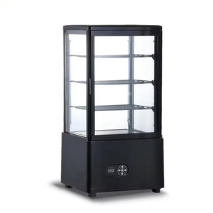 <span class=keywords><strong>Vitrine</strong></span> <span class=keywords><strong>réfrigérée</strong></span> verticale avec portes en verre et étagères réglables, <span class=keywords><strong>mobile</strong></span>, à plusieurs niveaux, pour usage commercial - Product Image 5