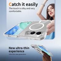 Coque de téléphone IDEAL Factory Clear Anti-Yellow Hard PC Magnetic Fold Waterproof Shockproof Ultra Slim Light Luxury pour Duo