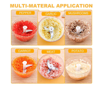 3 Mes Multifunctionele Groente Fruit Knoflook Cutter Chopper Twist Shredder Handmatige Vleesmolen Kookgadgets Tool
