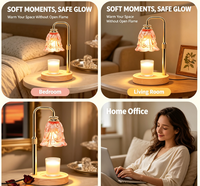 Lampe chauffe-bougie avec minuterie, cadeaux de déménagement, décoration pour nouvelle maison