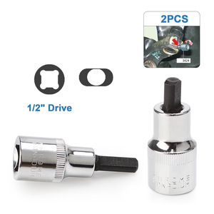 Adaptador de brocas para llave de vaso de 1/2 pulgada con punta de bola hexagonal para herramientas de reparación automotriz - Product Image 2