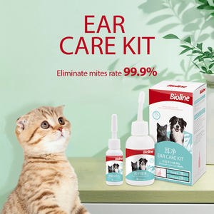 Kit d'entretien de nettoyage d'oreille pour animaux de compagnie en gros chien chat traitement d'infection d'oreille gouttes d'oreille pour animaux de compagnie - Product Image 3