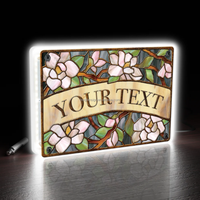 Boîte à lumière cube en acrylique personnalisé de haute transparence Boîte à lumière LED d'intérieur Boîte à lumière LED logo pour la décoration de la chambre et du festival de la maison