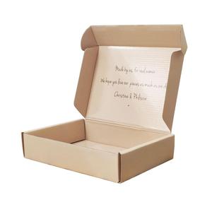 Kraft reciclado impreso personalizado e flauta corrugado perfume zapatos de mujer mailer caja de kraft marrón jabón cajas de envío - Product Image 3