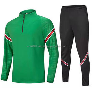 Conjunto de Camiseta de Fútbol Personalizable con Estampado, Transpirable y de Secado Rápido, con Media Cremallera, para Adolescentes, Otoño-Invierno, para Deportes de Carrera y Ejercicio Físico - Product Image 6