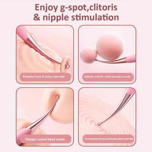 High-quality comfortable stimulating teasing strong shock point tide pen female appliances <b>vibration</b> adult products - Product Image 5