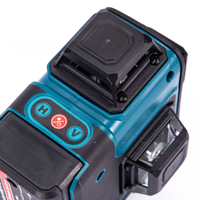 Niveau laser vert 360° de qualité industrielle et DIY avec batterie au lithium 18650, instruments de mesure, 21V CC, garantie 1 an