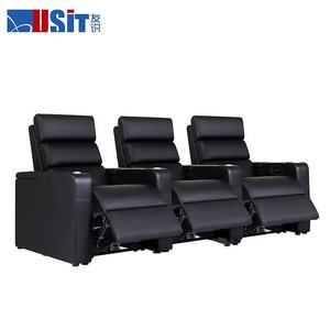 Muebles de teatro Usit, <span class=keywords><strong>película</strong></span> VIP para el hogar, asientos de silla de cuero genuino, sala de estar, Teatro eléctrico privado, cine, sofá, <span class=keywords><strong>película</strong></span> - Product Image 2